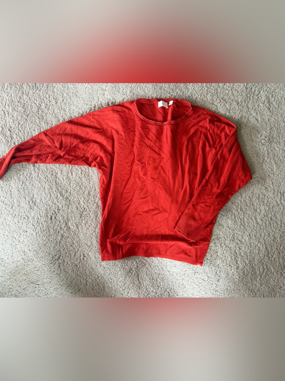 Cyrus Red Crewneck Sweatshirt